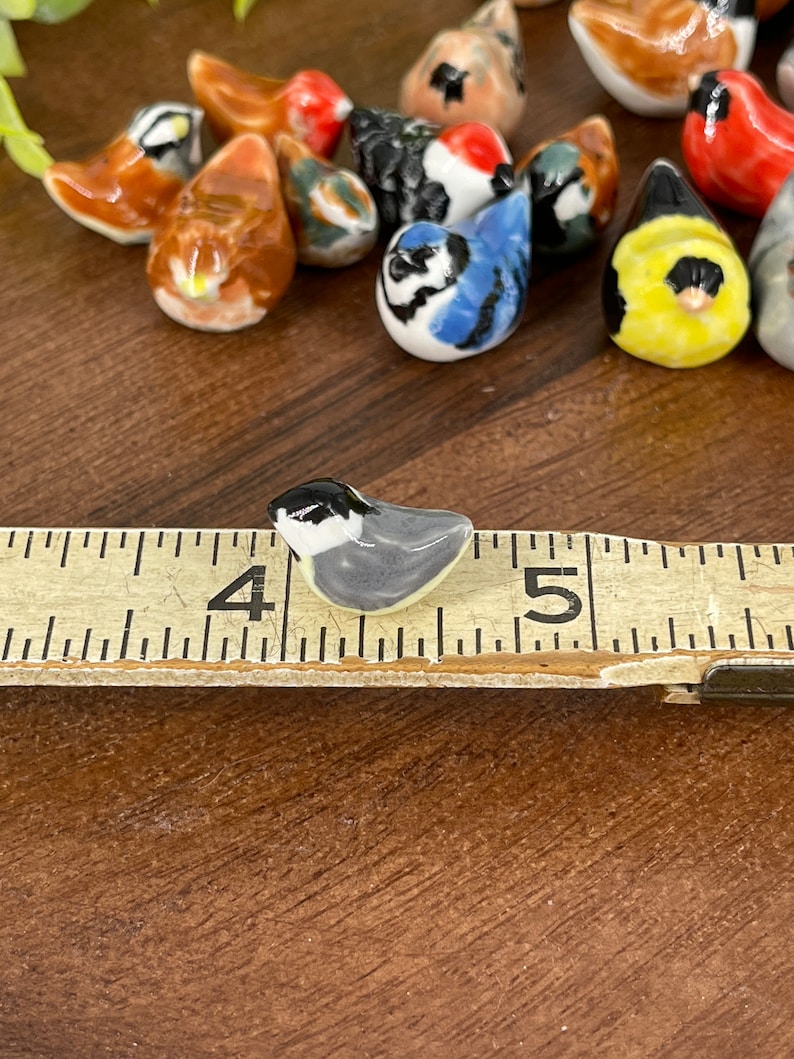Custom Mini Bird Figurines MADE TO ORDER Handmade Ceramic Etsy