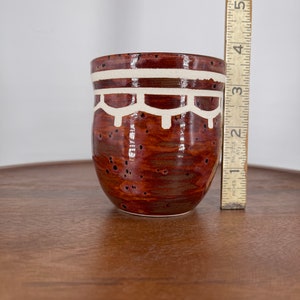 Speckled Plum Simple Cup, Yunomi, Handmade Ceramic, 10oz Ready to Ship image 5