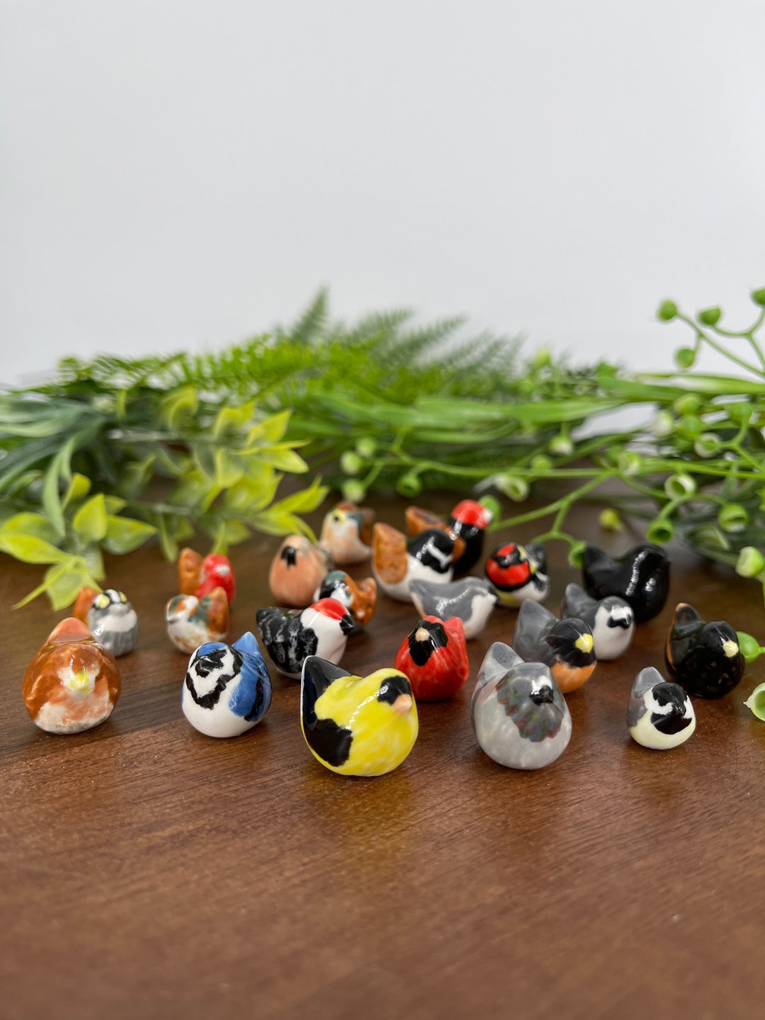 Custom Mini Bird Figurines MADE TO ORDER Handmade Ceramic Etsy