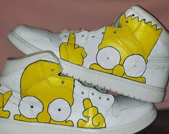 air force 1 bart simpson