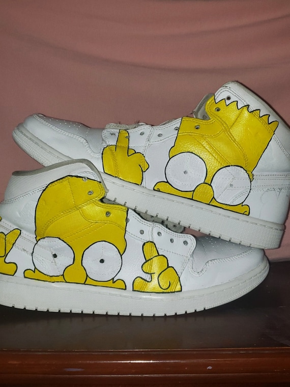 Nike air force custom Simpsons size 12 