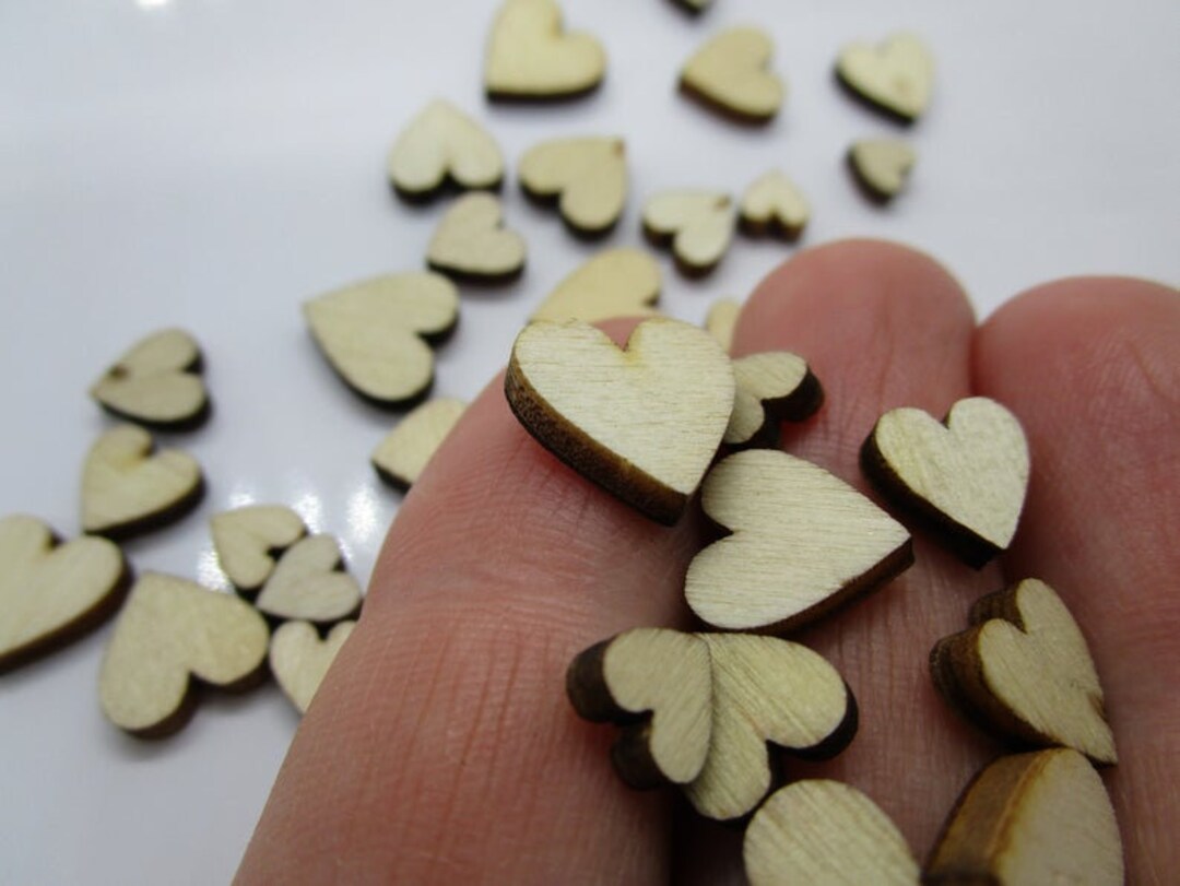 Plain Wooden Hearts for weddings in South Africa - PolkadotBox
