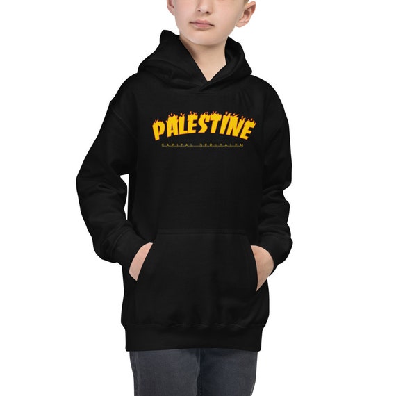 Palestine Kids Hoodie Falasteen Arabic