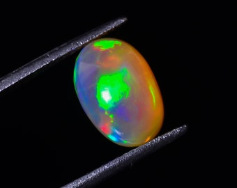 Attractive A One Quality 100% Natural Welo Fire Brown Ethiopian Opal Oval Shape Cabochon Gemstone For Making Jewelry 3 Ct 11X8X7 mm SB-11442