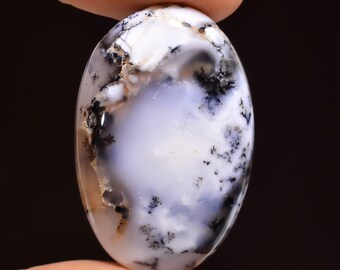 46X27X7 mm SB-4472 Classic Top Grade Quality 100% Natutal Dendrite Opal Oval Shape Cabochon Loose Gemstone For Making Jewelry 50.5 Ct