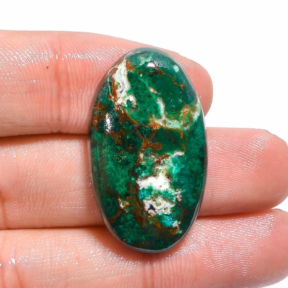 93 Ctr 100/% Natural WONDERFUL AZURITE MALACHITE Gemstone Rare Cabochon 50X32X5 Pear Shape Splendid Item smooth polished top quality gemstone