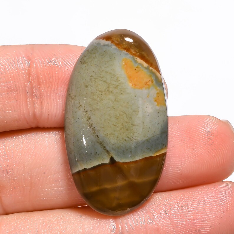 Amazing Top Grade Quality 100/% Natural Polychrome Jasper Oval Shape Cabochon Loose Gemstone For Making Jewelry 30.45 Ct 34X19X5 mm SB-2529