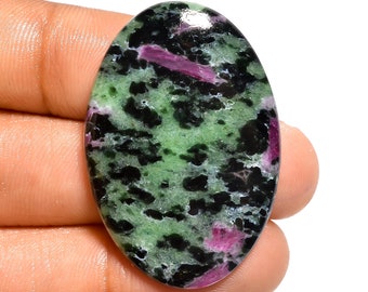 34.00 Ct Ruby Zoisite Radiant Shape Cabochon Loose Gemstone,Natural Ruby Zoisite Gemstone,Top Quality,For Making Jewelry,SA-5876