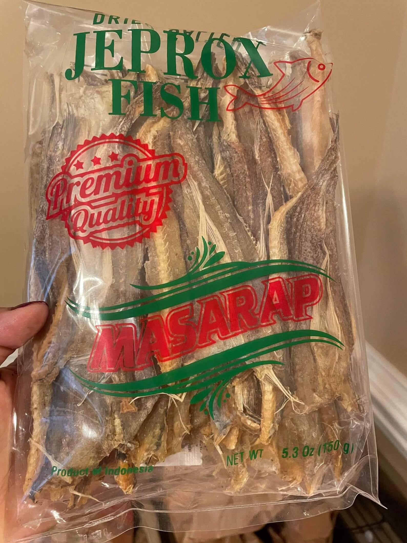 Salted Dried Seafood Jeprox Fish 5.3 Oz 150 Grams. Listed Price per Pack Etsy