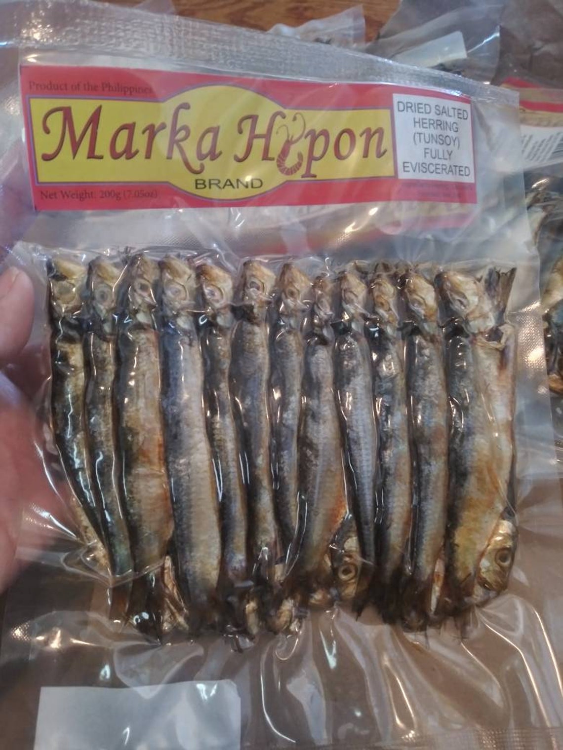 Salted Dried Fish Tuyo or Dried Herring . Listed Price per Etsy
