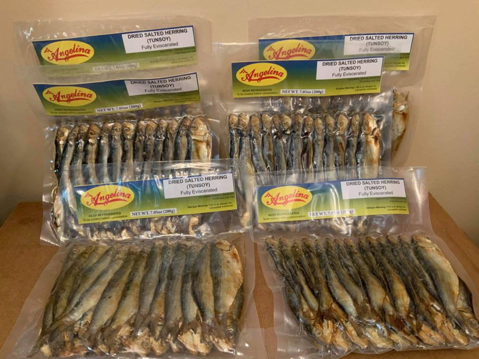 Salted Dried Fish Tuyo or Dried Herring . Listed Price per Etsy