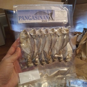 Salted Dried Seafood - Pony Fish or Pot-pot ; Sap- Sap ( 100 Grams ) 3. ...
