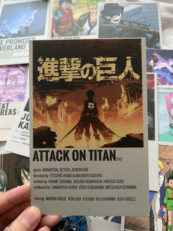 Attack of the Titans Anime Personalised Birthday Card-Photo Print or Poster