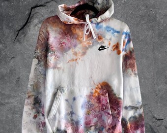 tie dye sweat jacket
