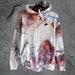 tie dye NIKE hoodies in METEORITE jewel tone. ice tie dye watercolor embroidered hoodie sweatshirt personalized birthday gift 