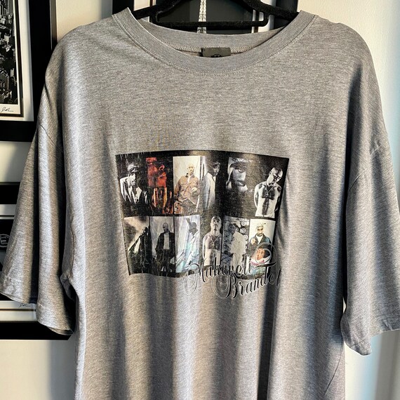 tupac shirt vintage/makavelli branded graphic tee/