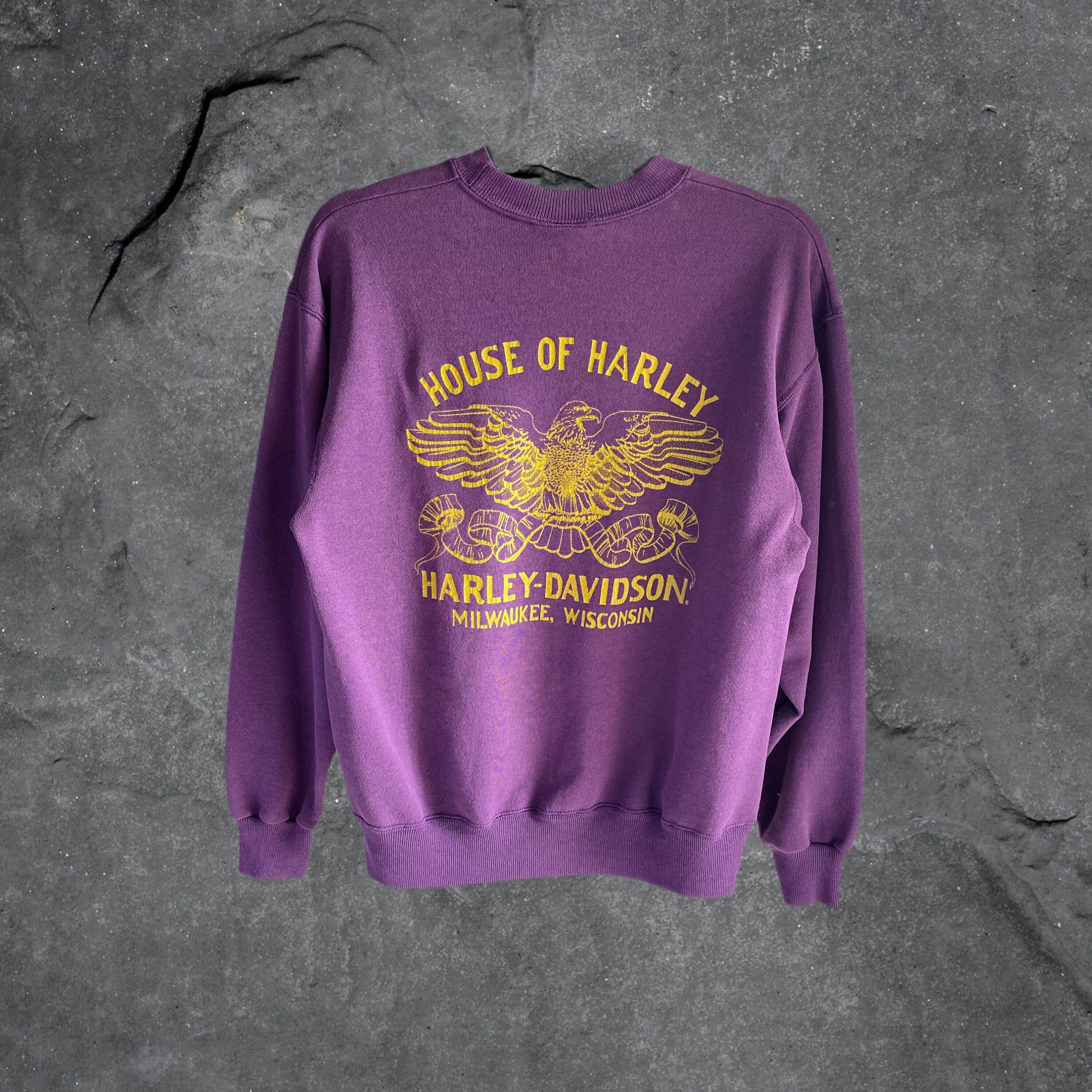 vintage harley davidson crew neck