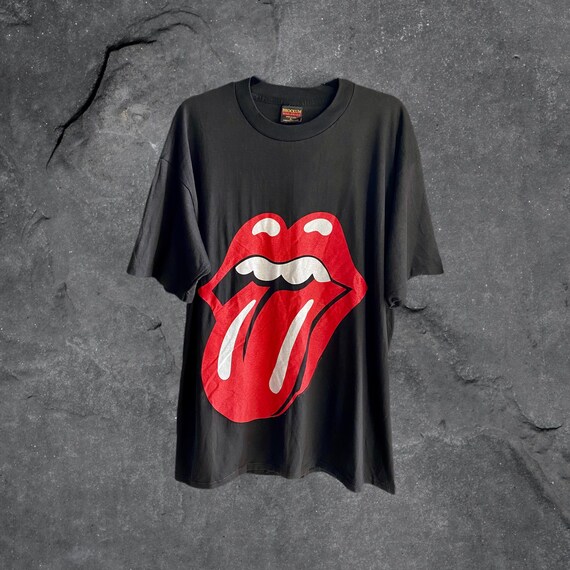 vintage rolling stones shirt/voodoo lounge tongue