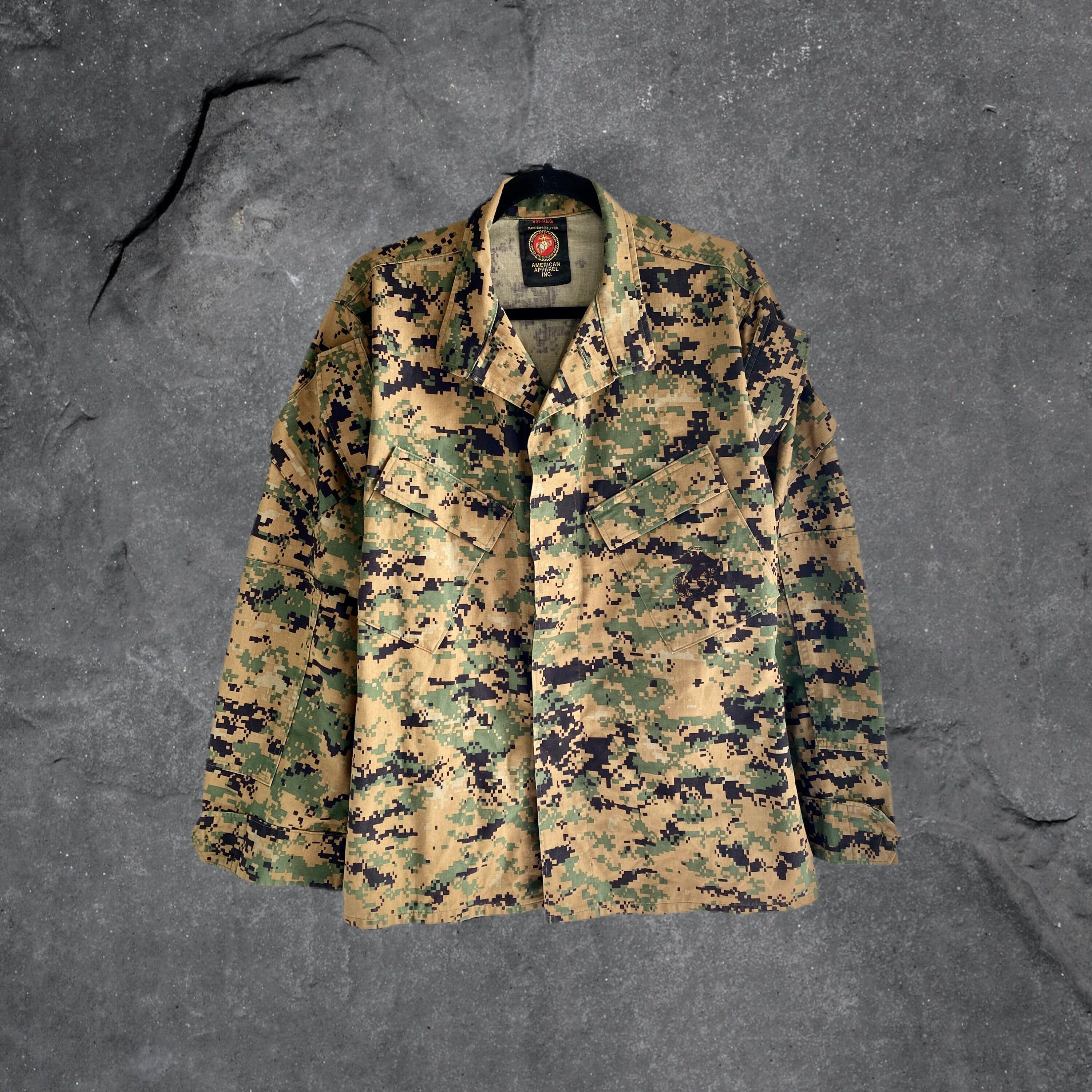 Vintage camo jacket/USMC marine digital camo jacket/oversized Etsy