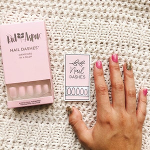 Pop On Nail Dash waterproof Die Cut Sticker- Boho Sticker- Red Aspen