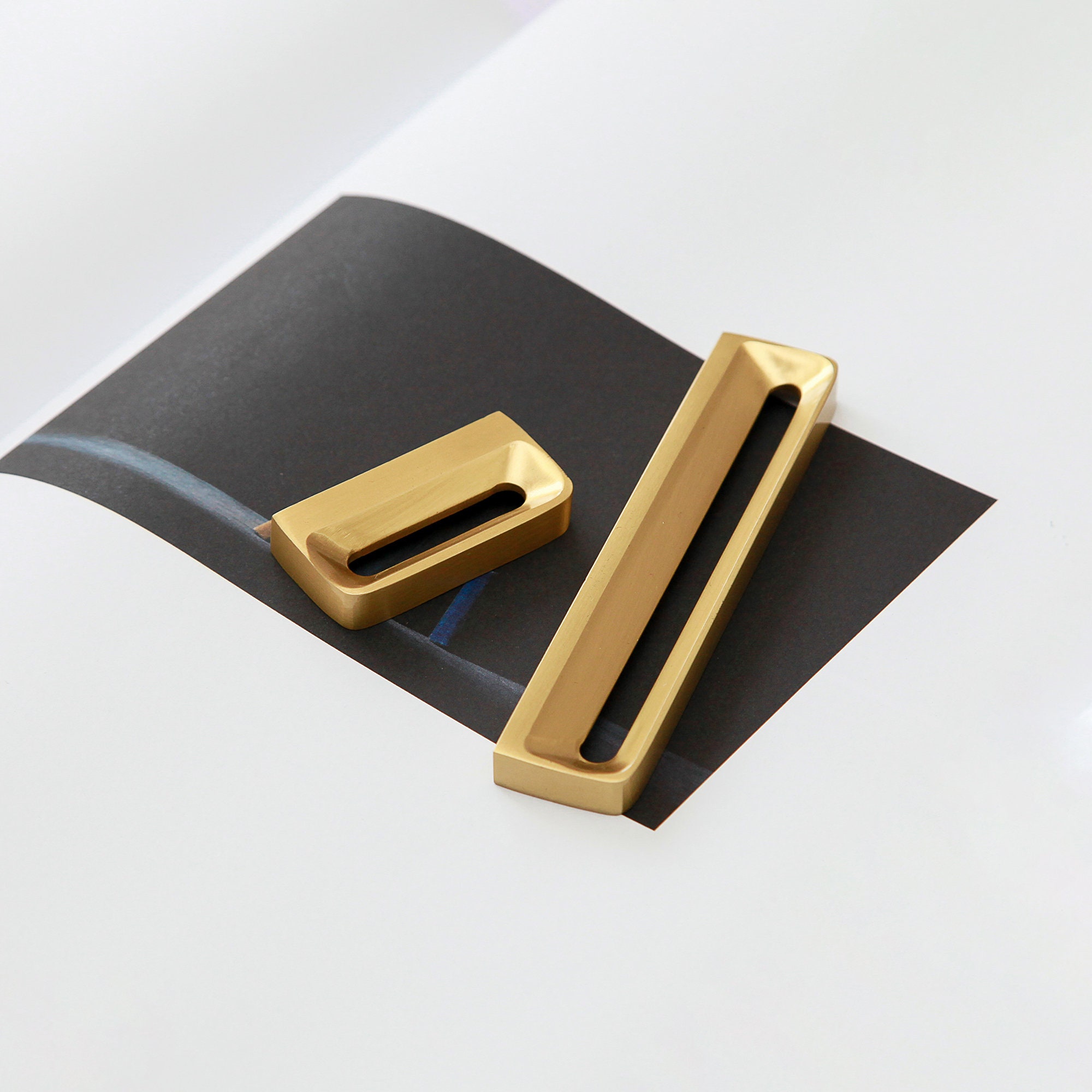 Brushed Brass Pull 
