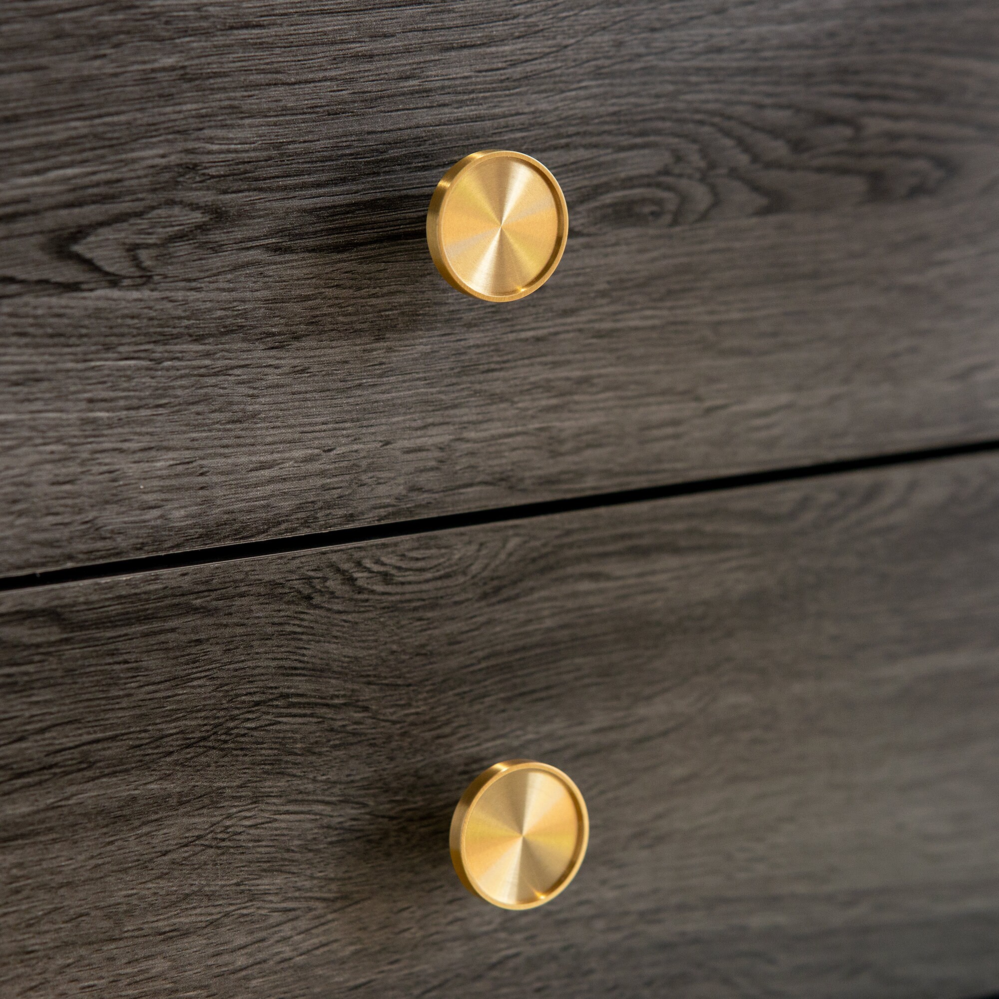 Massiver Messing Mid-Century Modern Schrankknopf | Etsy