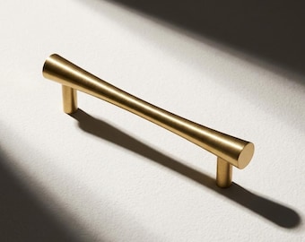Ravenna Brass Cabinet Bar Pull Mid Century Modern