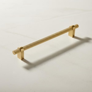 Vanderbilt Brass Cabinet Pull | Knurled | Modern