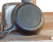 Unmarked Lodge, 3, 6.5 quot Cast Iron Skillet