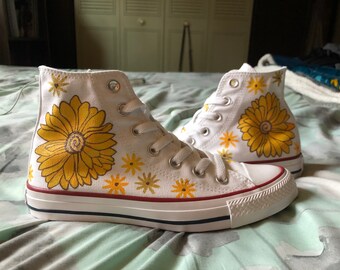 custom sunflower converse
