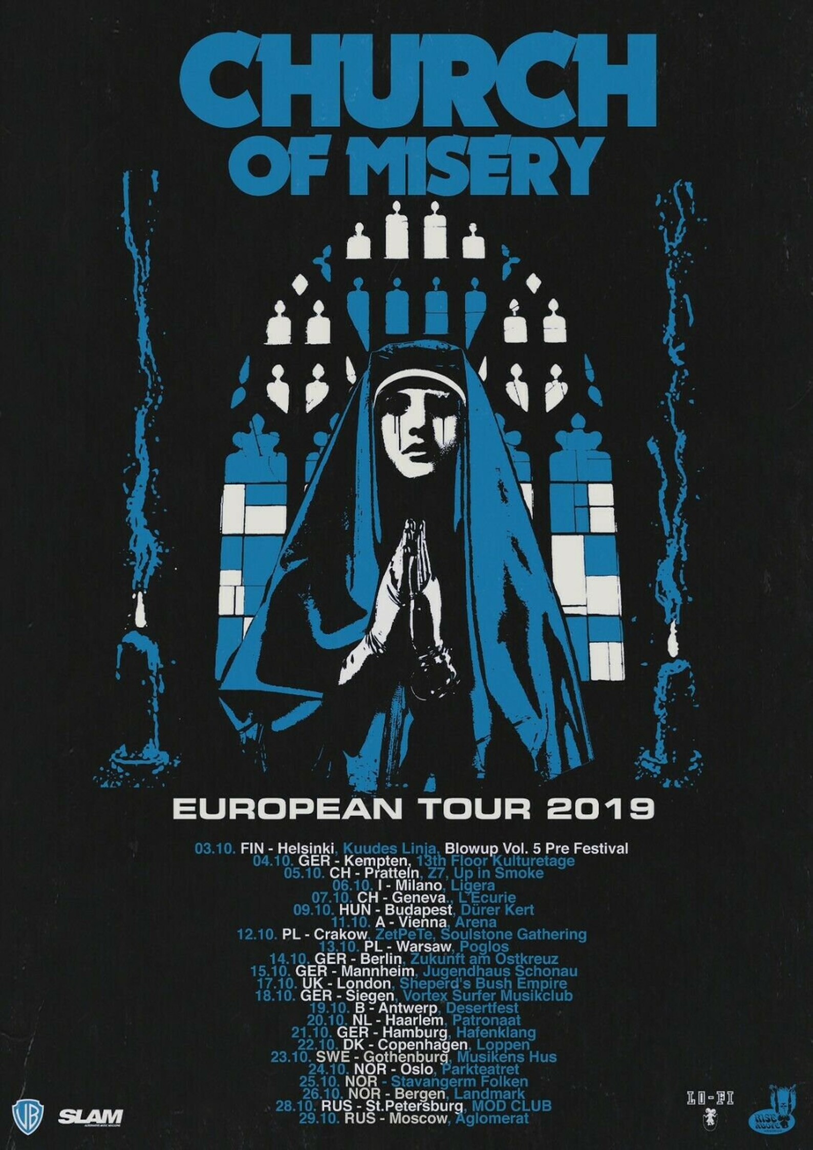 Church Of Misery European Poster No Frame/Canvas With | Etsy