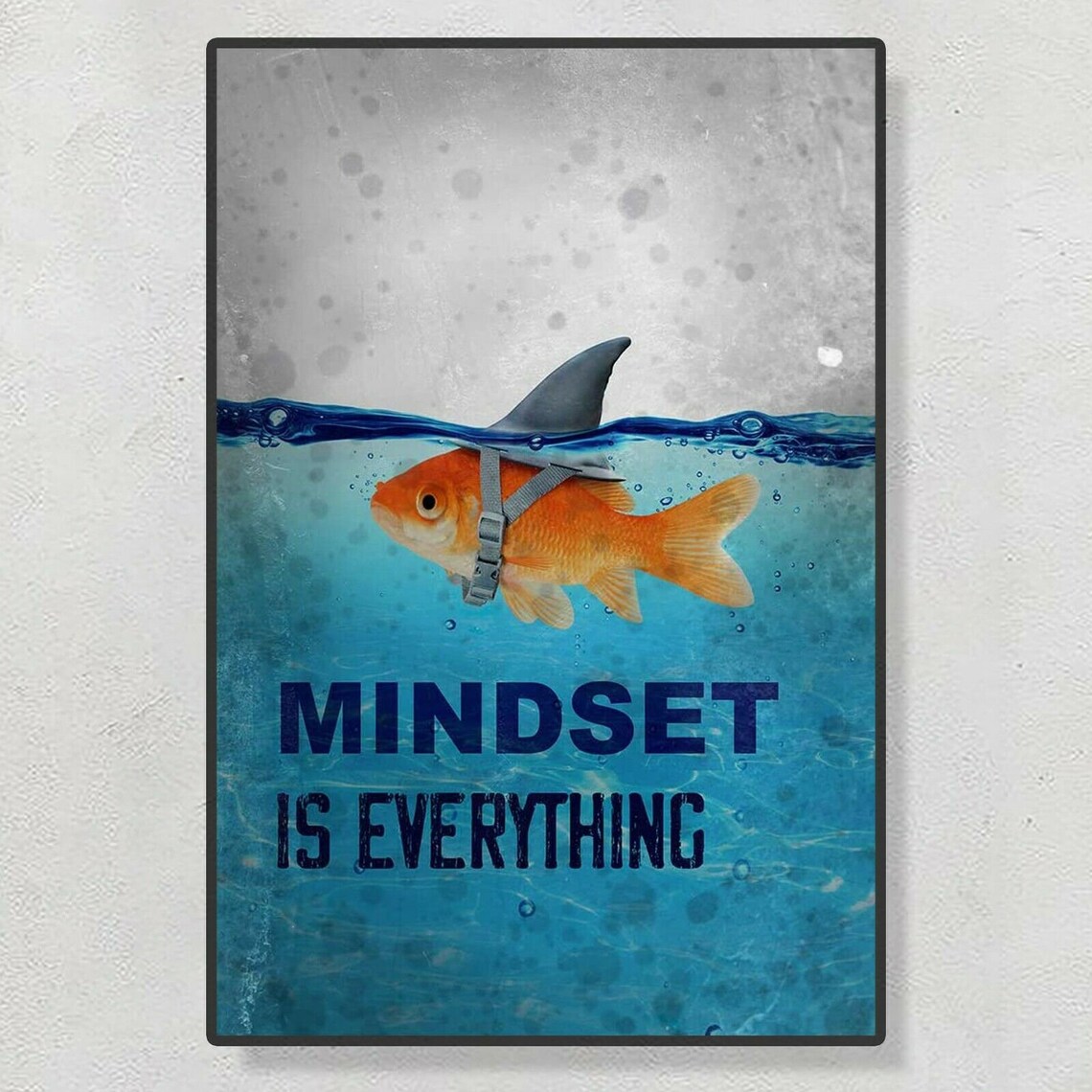 Mindset is Everything Funny Illustration Poster No Etsy