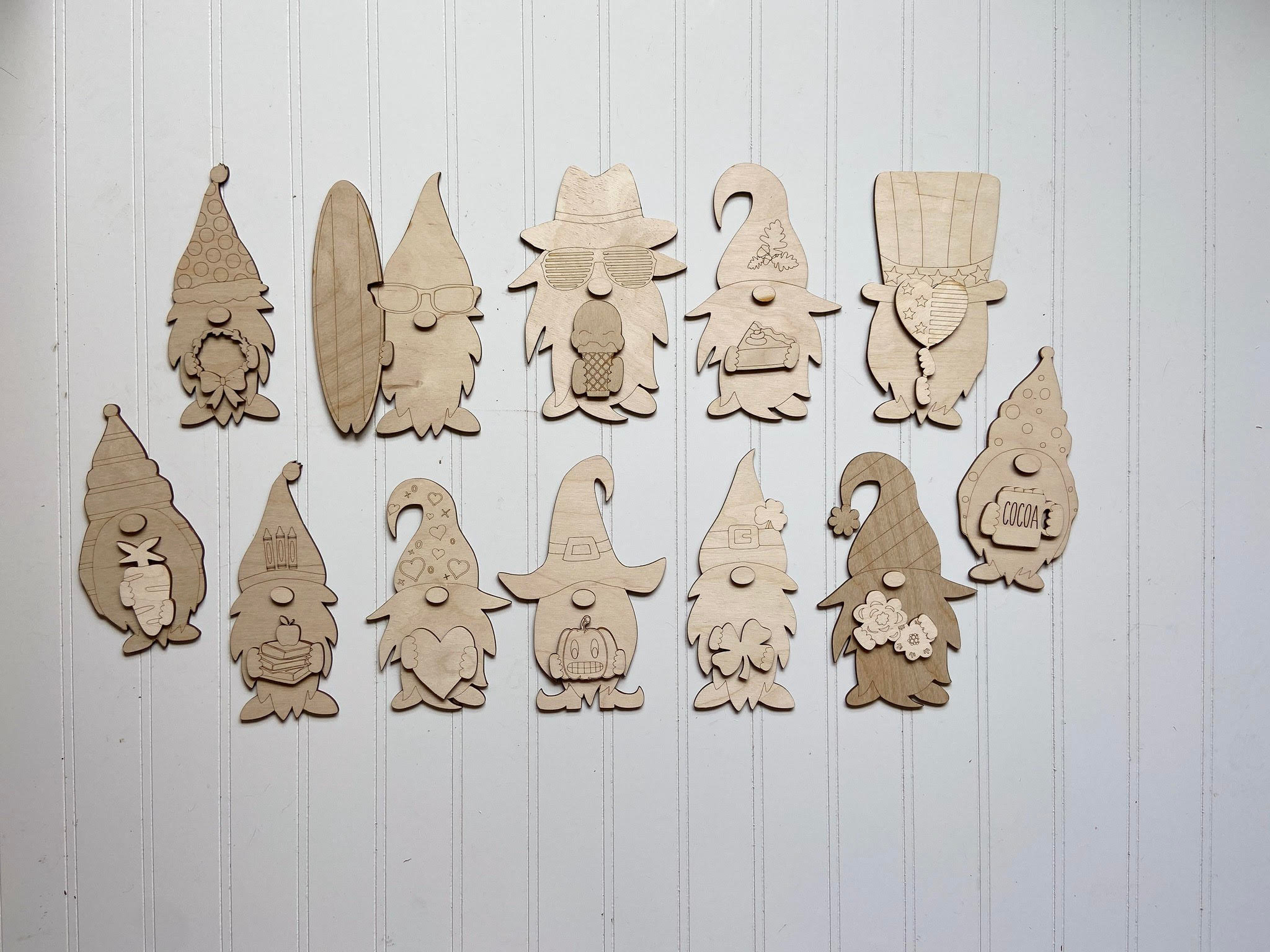 diy-gnome-craft-interchangeable-wood-shapes-blanks-etsy