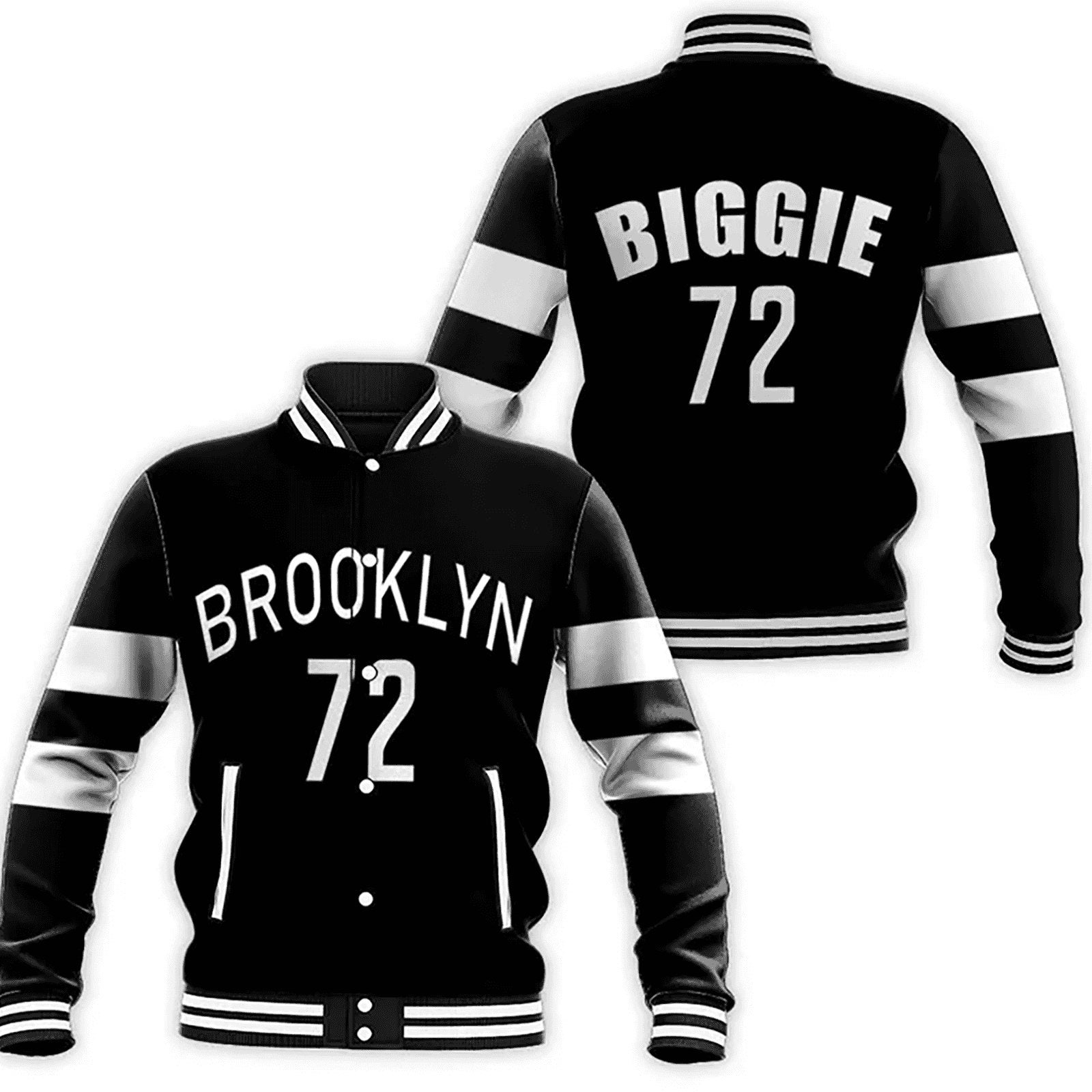 Rare NBA BROOKLYN NETS City Edition White BIGGIE JERSEY Men's Size