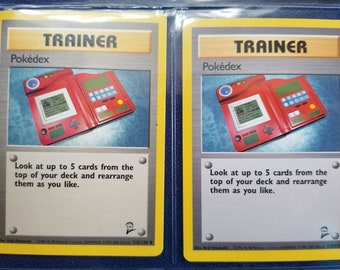 Pokedex 115/130 Base Ser 1 Trainer Cards