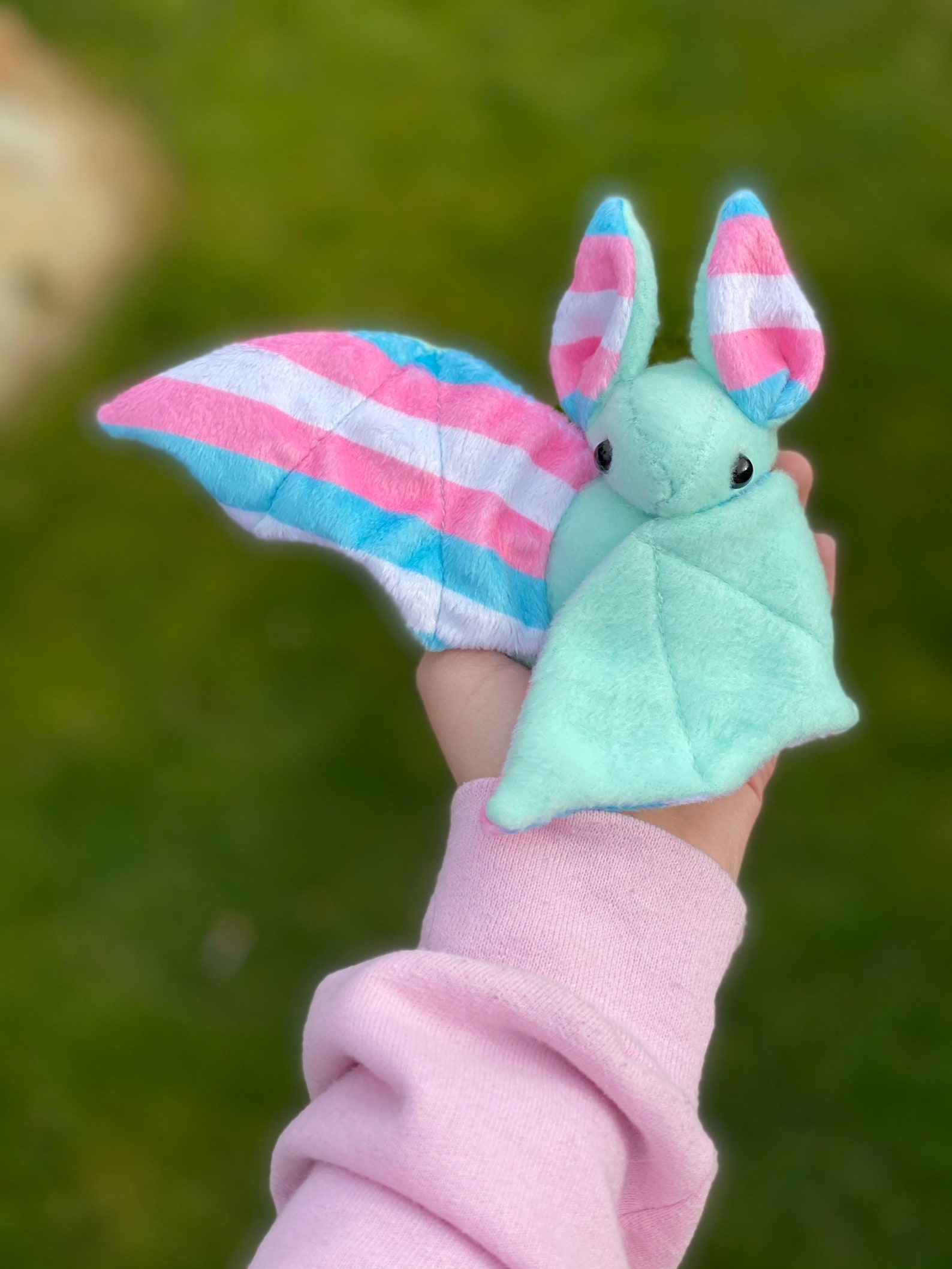 Transgender Bat plushie Pride Bat plush Gifts hand made | Etsy
