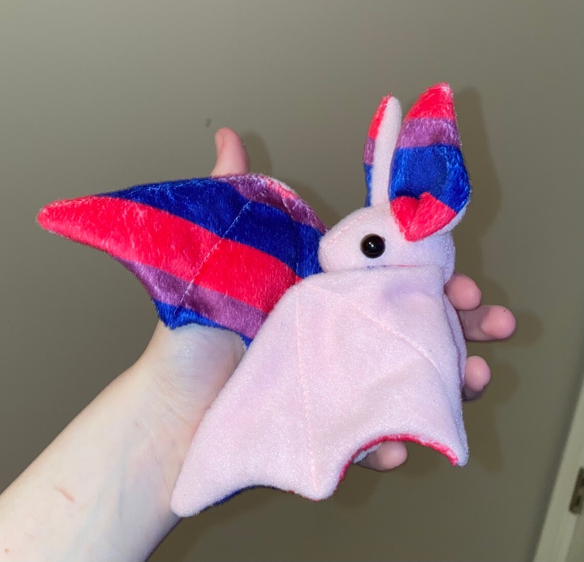 Bisexual Bat plushie Pride Bat plush Gifts hand made plush | Etsy