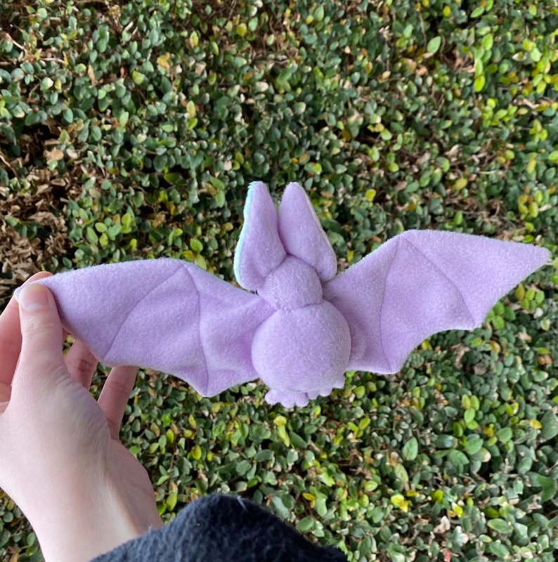 Custom Bat Plushie Bat Plush Gifts Hand Made Plush Etsy