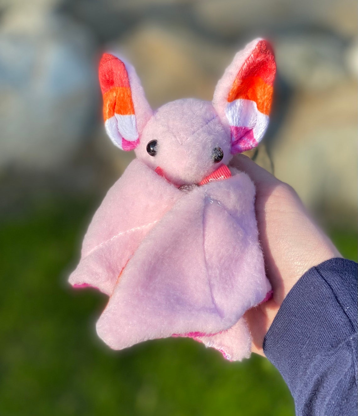 Lesbian Bat plushie Pride Bat plush Gifts hand made plush | Etsy