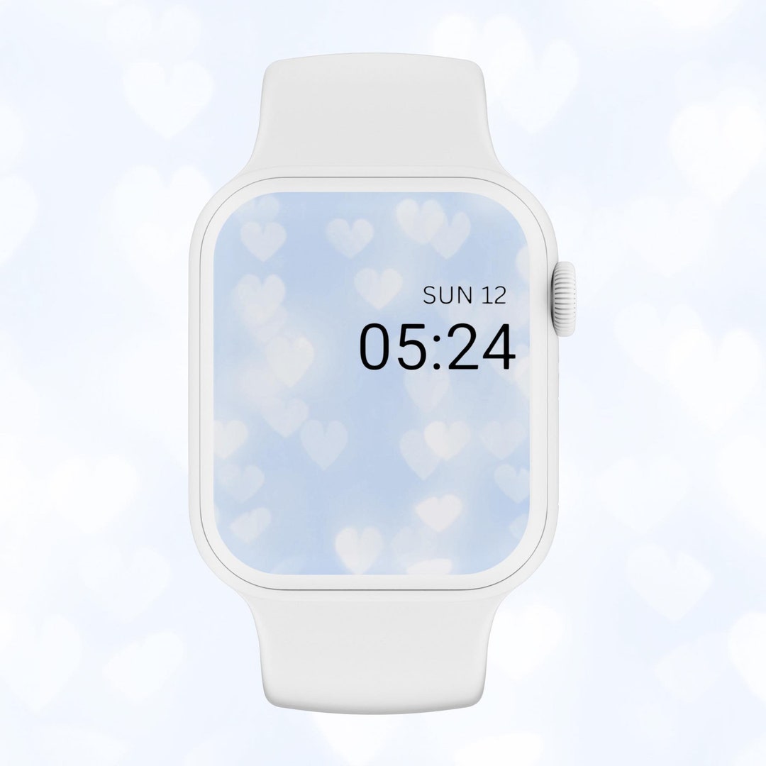 Hearts Apple Watch Face, Love Watch Wallpaper, Valentine Pattern
