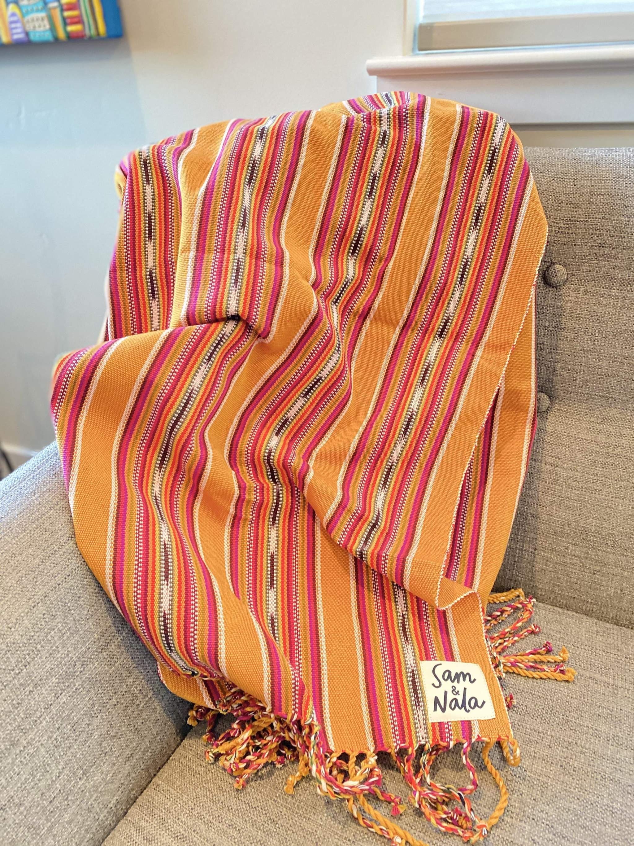 Handwoven Throw Blanket Great as Outdoor Beach Blanket Etsy
