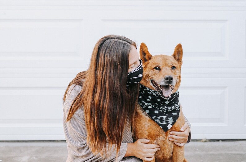 Matching Dog and Owner Outfits Dog Owner Matching Face Mask Etsy