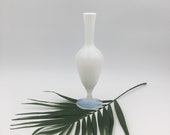 Sèvres France - White opaline soliflore vase - 1960s