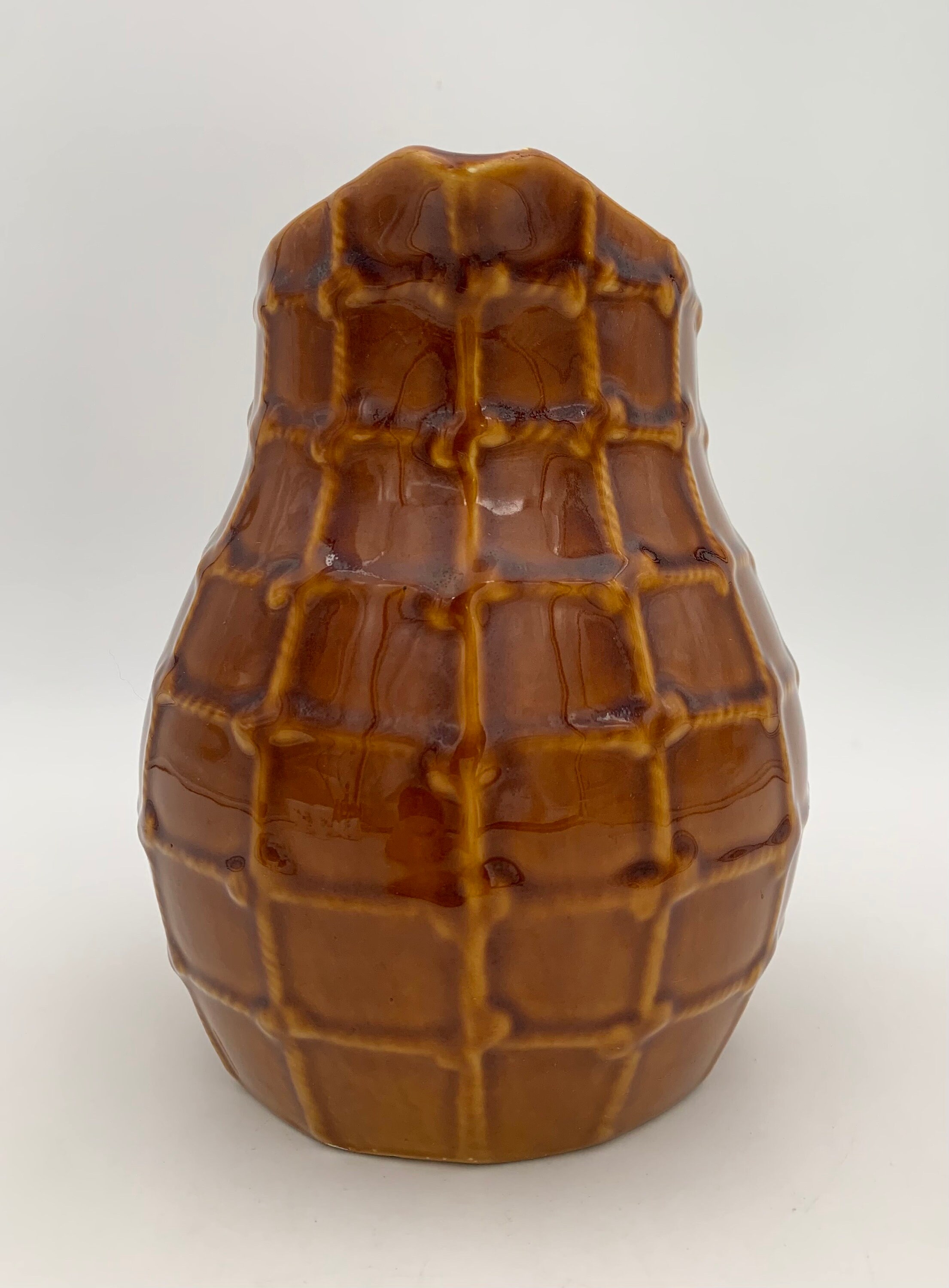 Vase pichet vintage faience ST CLEMENT 1960's signé - Décoration