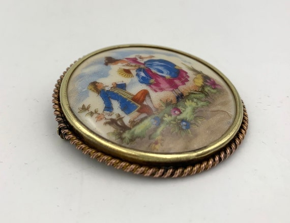 broche limoges ance - Acheter Porcelaine et céramique ançaise ancienne sur todocoleccion