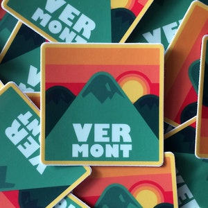 3” Vermont Vinyl Sticker