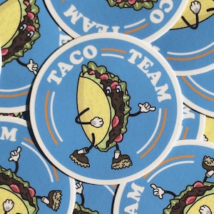 Taco Team Vinyl Sticker