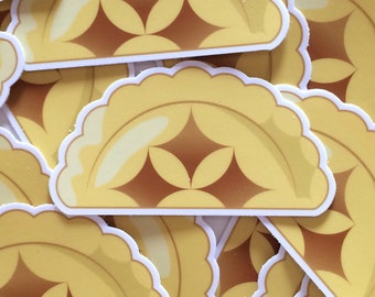 LAST EVER Pittsburgh Steelers Pierogi Vinyl Sticker