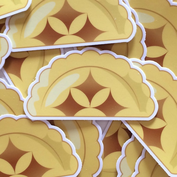 Pittsburgh Steelers Pierogi Vinyl Sticker