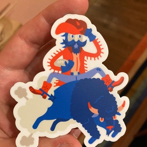 Buffalo Billy-vinylsticker